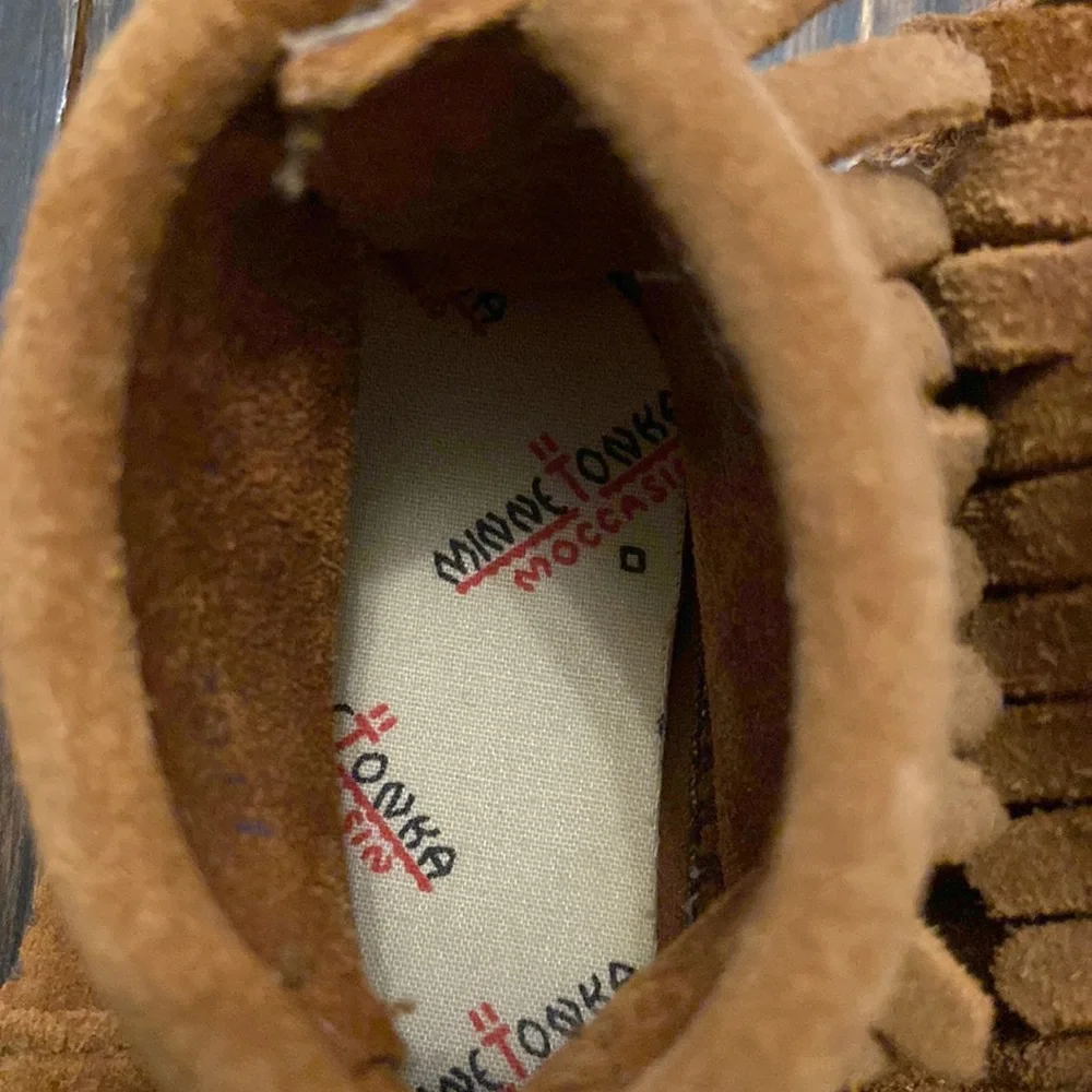 Minnetonka moccasins with tassels